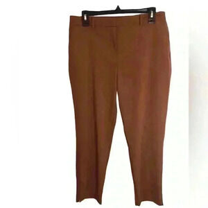 Dorothy Perkins Women’s Size 12 Rust Dress Pants Flat Front with Pockets